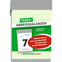 ZETTLER Tagesabreißkalender S 2027, 4,1 × 5,9...