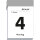 ZETTLER Tagesabreißkalender S 2027, 4,1 × 5,9 cm – 1 Tag/Seite