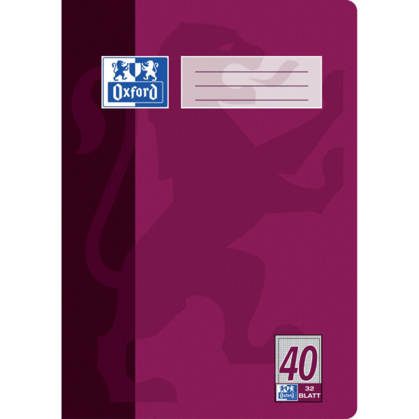 Heft A4 32 Blatt Lin. 40 Oxford