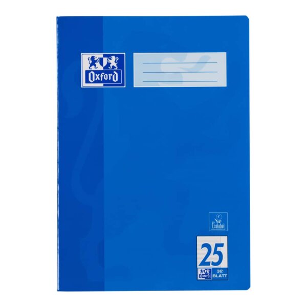 Heft A4 32 Blatt Lin. 25 Oxford