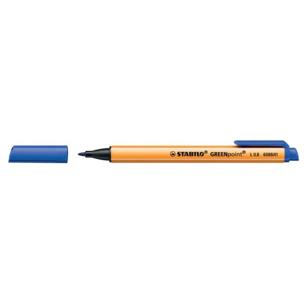 Faserschreiber Greenpoint 0,8mm blau