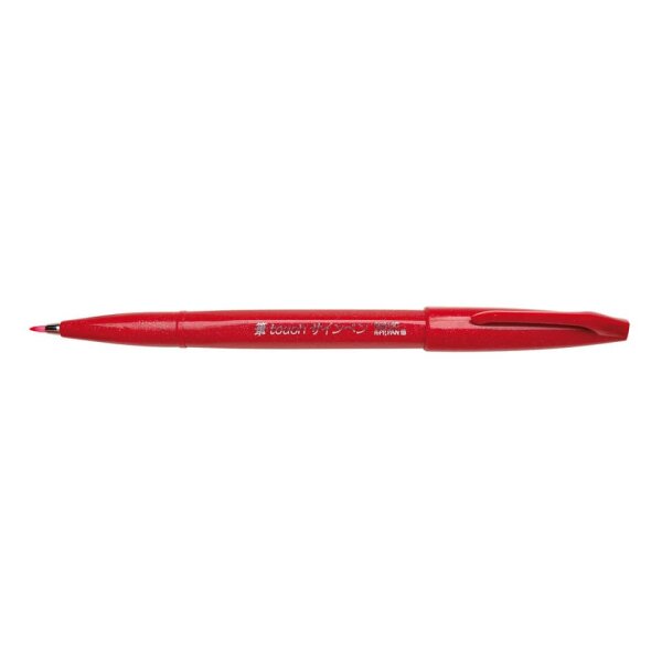 Faserschreiber SignPen Brush rot