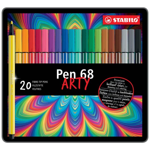 Fasermaler Pen 68 Etui 20 St&uuml;ck