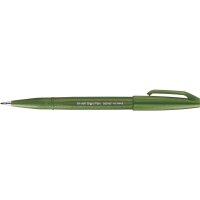 Faserschreiber SignPen Brush olivgr&uuml;n