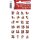 HERMA Adventskalendersticker Lebkuchenzahlen 1–24 – 72 Stück auf 3 Bögen – 15071