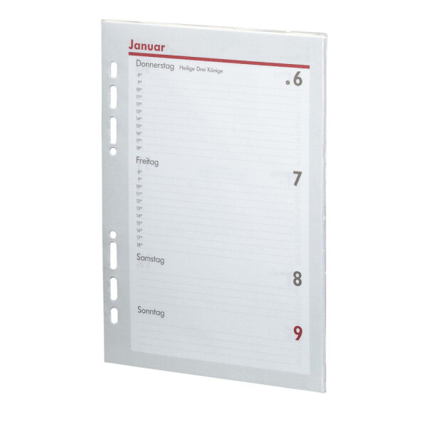 BSB Kalendereinlage Mini A7 2027 – 1 Woche / 2 Seiten