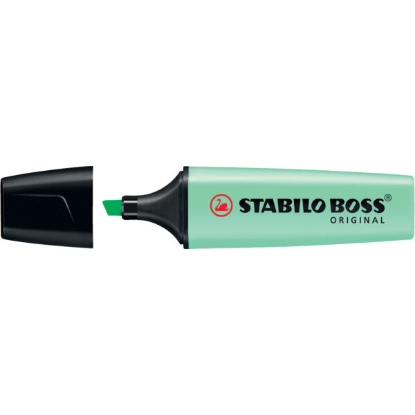 Textmarker Boss pastell minzgr&uuml;n