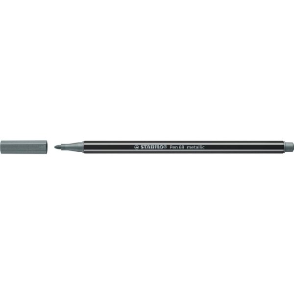 Fasermaler Pen 68 metallic silber