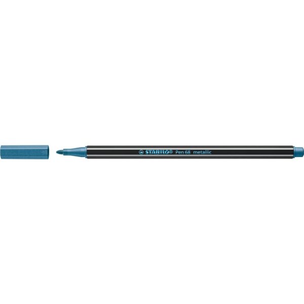 Fasermaler Pen 68 metallic blau