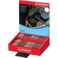 Fasermaler Pen 68 metallic sortiert