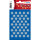 HERMA Schmucketiketten Sterne 6-zackig Silber Ø 14 mm – 123 Sticker, 3 Blatt