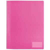 Schnellhefter A4 PP transluzent pink