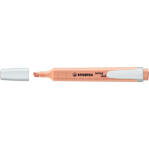 Textmarker Swing Cool cremiges pfirsich