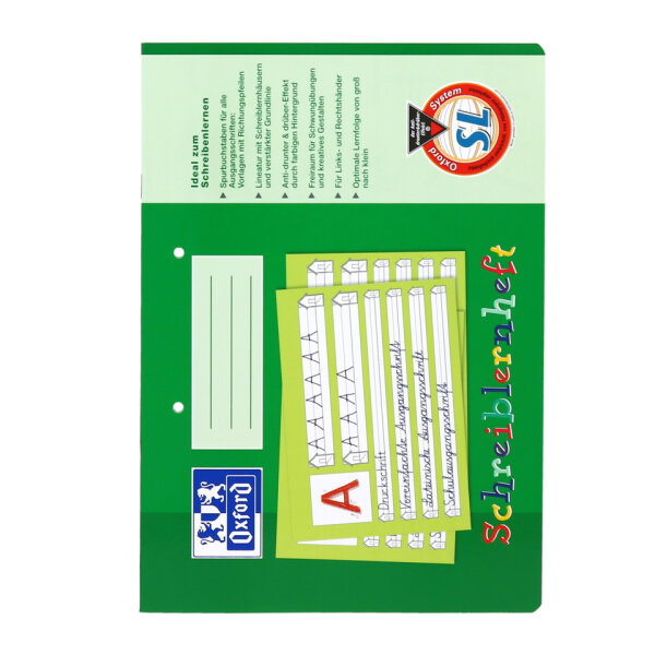 Anf&auml;ngerheft A4 16 Blatt Lin. SL Oxfrod