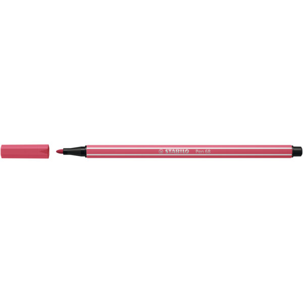 Fasermaler Pen 68 erdbeerrot