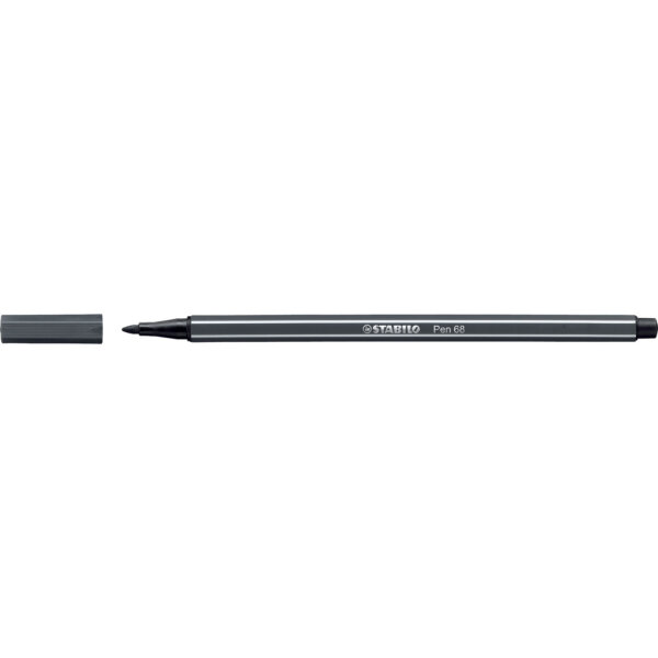 Fasermaler Pen 68 schwarzgrau