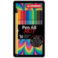 Fasermaler Pen 68 Etui 10 St&uuml;ck