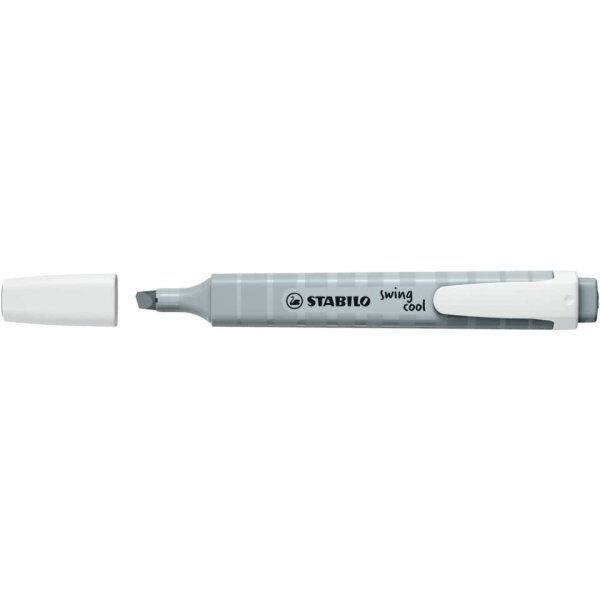 Textmarker Swing seidengrau