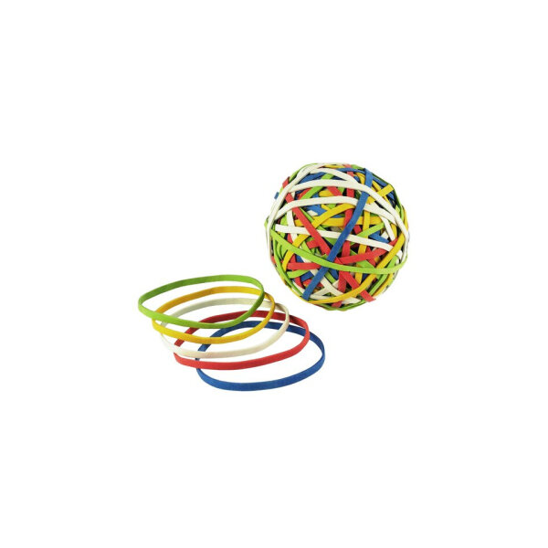 Gummibandkugel D.60mm fbg sort