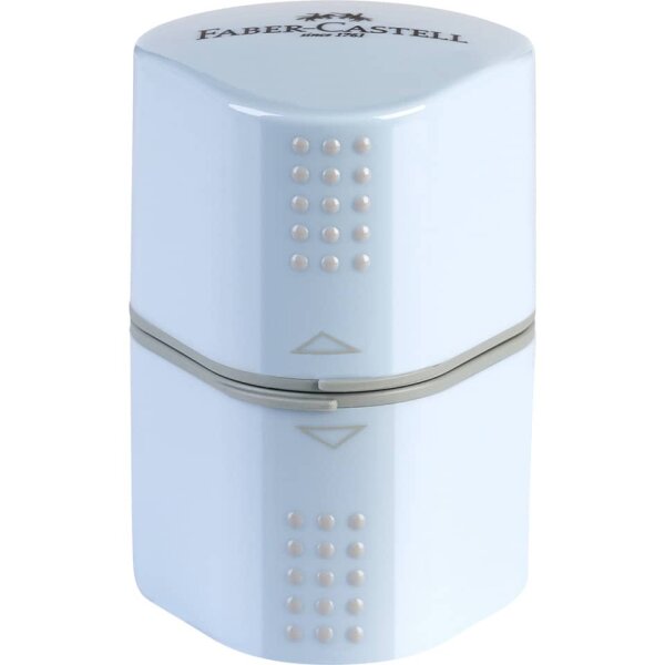 Faber-Castell Dreifachspitzdose GRIP 2001 – Sky Blue, 3-fach