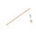 TIB Laternenstab aus Holz mit LED, 30 cm – Braun