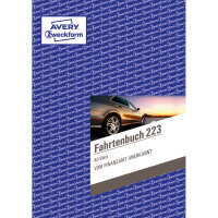 AVERY Zweckform Fahrtenbuch 223 A5 – 40 Blatt