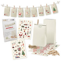 SKORPION Adventskalender Bastelset mit 24 Tüten aus Zuckerrohrpapier – 99sk6236