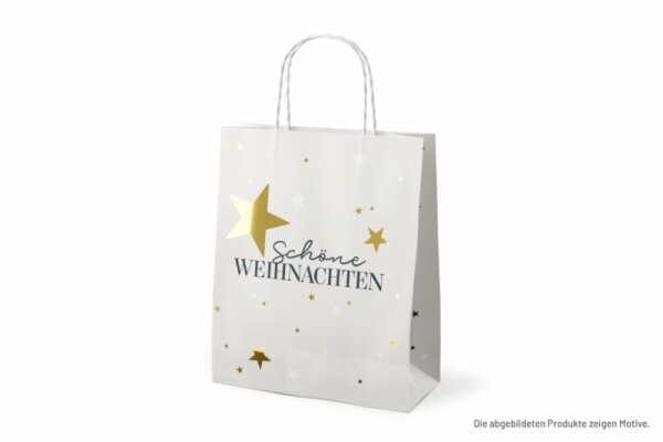 la vida Geschenktasche „Stern“ – 20 x 24 x 9 cm