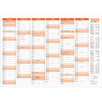 RNK Tafelkalender 2027 A5 quer, 21 × 14,8 cm...