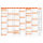 RNK Tafelkalender 2027 A5 quer, 21 × 14,8 cm – 6 Monate/Seite
