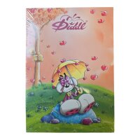 Notizblock A5 Diddl Diddlina mit Regenschirm