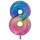 XXL &ndash; Zahlenballon 8 &ndash; Colourful Rainbow