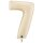 XXL &ndash; Zahlenballon 7 &ndash; Satin Cream