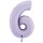 XXL &ndash; Zahlenballon 6 &ndash; Satin Lilac