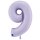 XXL &ndash; Zahlenballon 9 &ndash; Satin Lilac
