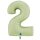 XXL &ndash; Zahlenballon 2 &ndash; Satin Olive Green