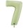 XXL &ndash; Zahlenballon 7 &ndash; Satin Olive Green