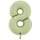 XXL &ndash; Zahlenballon 8 &ndash; Satin Olive Green