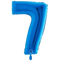 XXL &ndash; Zahlenballon 7 &ndash; Blue