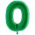 XXL &ndash; Zahlenballon 0 &ndash; Green