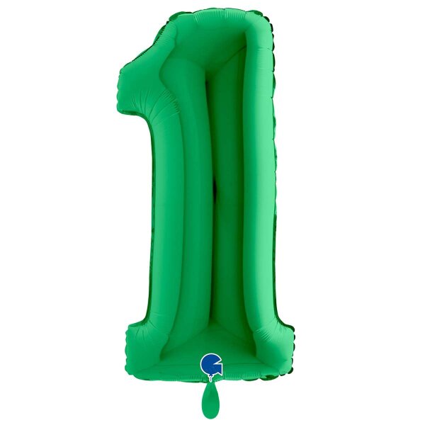 XXL &ndash; Zahlenballon 1 &ndash; Green