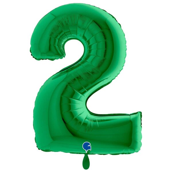 XXL &ndash; Zahlenballon 2 &ndash; Green