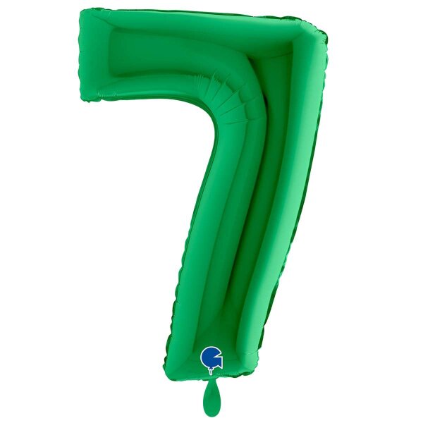 XXL &ndash; Zahlenballon 7 &ndash; Green
