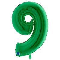 XXL &ndash; Zahlenballon 9 &ndash; Green