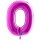 XXL &ndash; Zahlenballon 0 &ndash; Purple