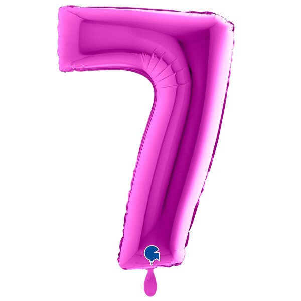 XXL &ndash; Zahlenballon 7 &ndash; Purple