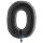 XXL &ndash; Zahlenballon 0 &ndash; Black