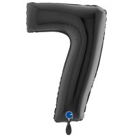 XXL &ndash; Zahlenballon 7 &ndash; Black