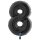 XXL &ndash; Zahlenballon 8 &ndash; Black
