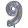 XXL &ndash; Zahlenballon 9 &ndash; Glitter Holographic Silver